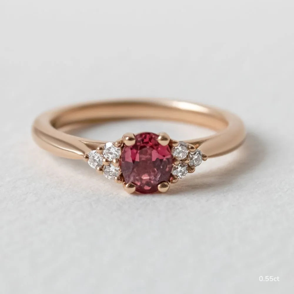 The Tiya - Oval Ruby