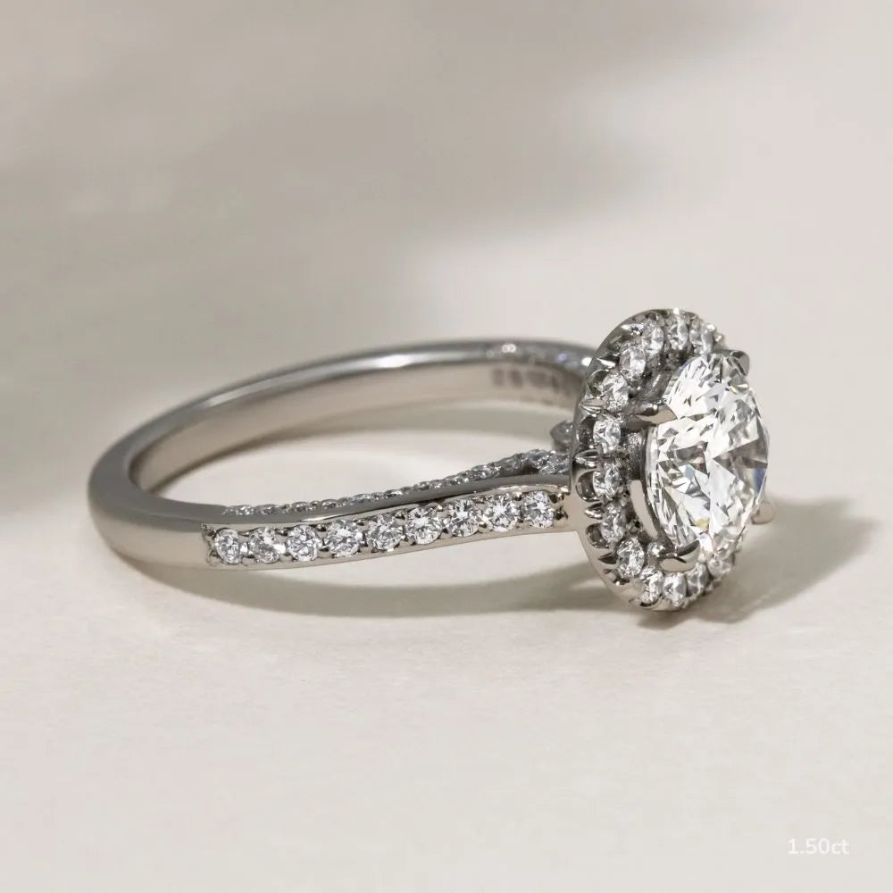 The Sera - Round 1.00ct Halo Unique