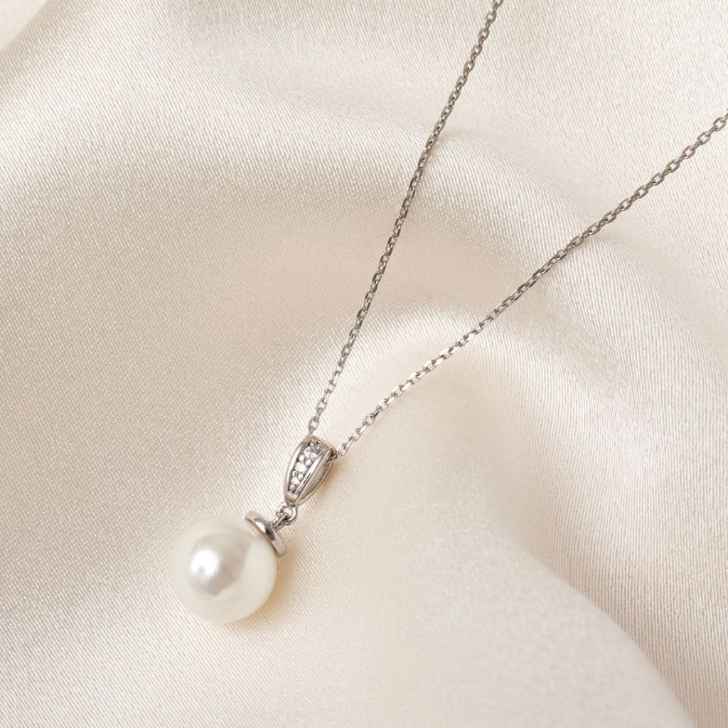 Pearl Necklace - Sterling Silver