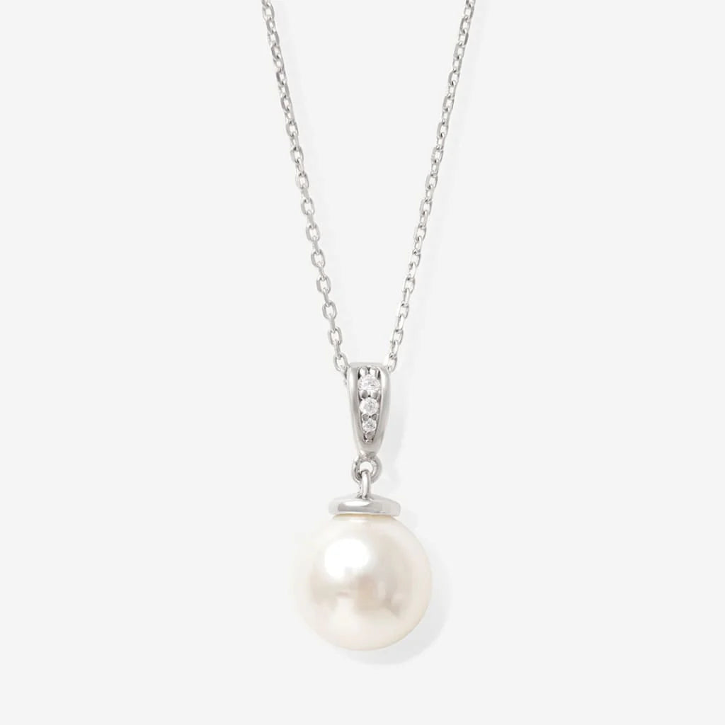 Pearl Necklace - Sterling Silver